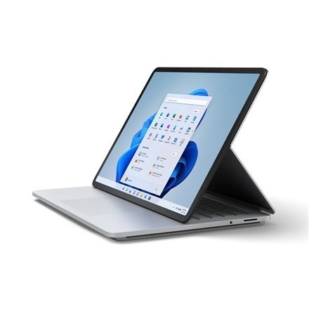 Microsoft Surface Laptop Studio Platinum, 14.4 ", Touchscreen, 2400 x 1600, Intel Core i5, i5-11300H, 16 GB, LPDDR4X, 512 GB, Wi