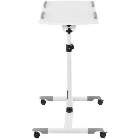 Stolik stojak pod laptopa odchylany regulowany 2 blaty 43 x 91 cm 700 - 1100 mm