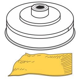 Końcówka do wyrobu makaronu PASTA SFOGLIA ciasto francuskie dł. 155 mm gr. 1-4 mm MPF2.5/4 - Hendi 229392