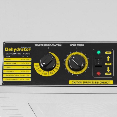 Suszarka przemysłowa do żywności ziół mięsa 1 komora 22 ruszty 40-90 C 3070 W