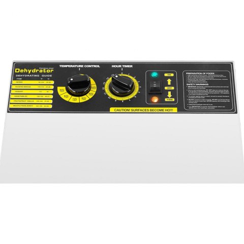 Suszarka przemysłowa do żywności ziół warzyw 1 komora 16 rusztów 40-90 C 1800 W