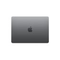 Apple MacBook Air Space Grey, 13.6 ", IPS, 2560 x 1664, Apple M2, 8 GB, SSD 256 GB, Apple M2 8-core GPU, Without ODD, macOS, 802