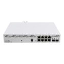MikroTik | Cloud Router Switch | CSS610-8P-2S+IN | Brak Wi-Fi | Ilość portów 10/100 Mbps (RJ-45) | Porty 10/100/1000 Mbit/s | Po