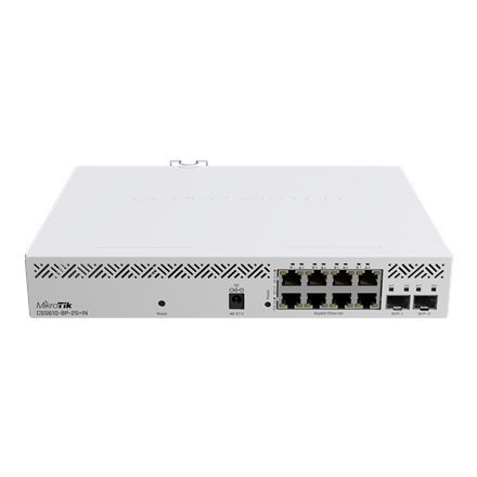 MikroTik | Cloud Router Switch | CSS610-8P-2S+IN | Brak Wi-Fi | Ilość portów 10/100 Mbps (RJ-45) | Porty 10/100/1000 Mbit/s | Po