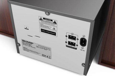 Sharp | Mikrosystem Hi-Fi | XL-B517D(BR) | Port USB | Wejście AUX | Bluetooth | Odtwarzacz CD | Brązowy | Radio FM | Połączenie 