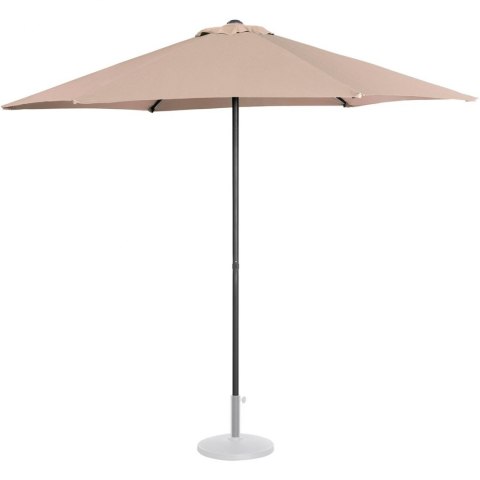 Parasol ogrodowy tarasowy okrągły śr. 270 cm kremowy