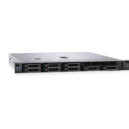 Dell PowerEdge R350 Rack (1U), Intel Xeon, 1x E-2314, 2.8 GHz, 8 MB, 4T, 4C, No RAM, No HDD, Up to 8 x 2.5", PERC H355, Power su