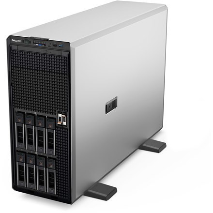 Dell PowerEdge T550 Tower, Intel Xeon, 1x Silver 4310, 2.1 GHz, 18 MB, 24T, 12C, No RAM, No HDD, Up to 8 x 3.5", PERC H755, Powe