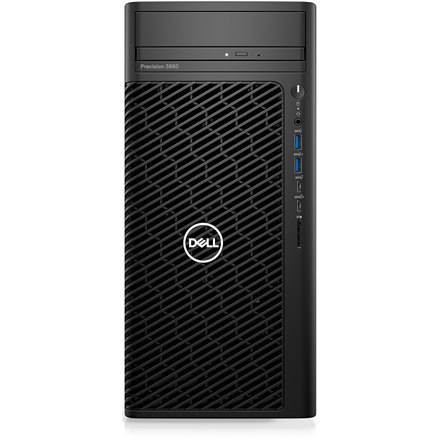 Dell Precision 3660 Desktop, Tower, Intel Core i7, i7-12700, Internal memory 16 GB, DDR5 non-ECC, SSD 512 GB, Nvidia T1000 FH,