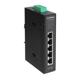 Edimax Industrial 5-Port Gigabit Din-Rail Switch 	IGS-1005 10/100/1000 Mbps (RJ-45), Wall mountable, Power supply type External,