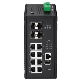 Edimax Industrial 8-Port Gigabit PoE+ Web Managed Switch with 4 SFP Slots IGS-5408P 10/100/1000 Mbps (RJ-45), Web managed, Wall