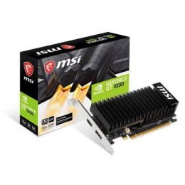 MSI 	GeForce GT 1030 2GHD4 LP OC NVIDIA, 2 GB, GeForce GT 1030, DDR4, PCI Express 3.0 x16 (uses x4), HDMI ports quantity 1, Memo