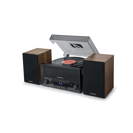 Muse | Turntable Micro System | MT-120MB | Szufladowe drzwiczki CD | Port USB | Wejście AUX