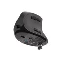 Natec | Mysz pionowa | Euphonie | Bezprzewodowa | Odbiornik Bluetooth/USB Nano | Czarny