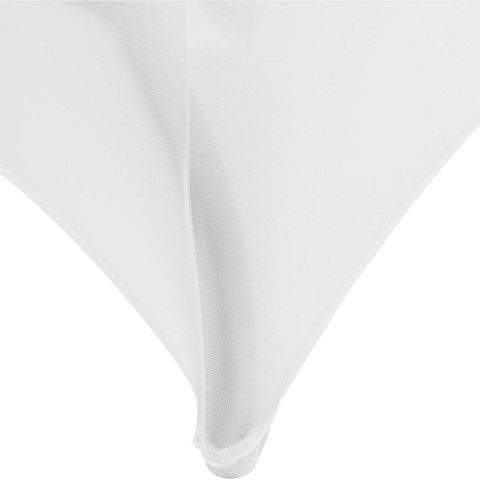 Pokrowiec elastyczny uniwersalny na stół prostokątny 180 x 74 cm biały