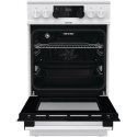 Gorenje | Kuchenka | GECS5C70WA | Typ płyty Vitroceramic | Typ piekarnika Electric | Biały | Szerokość 50 cm | Grillowanie | LED