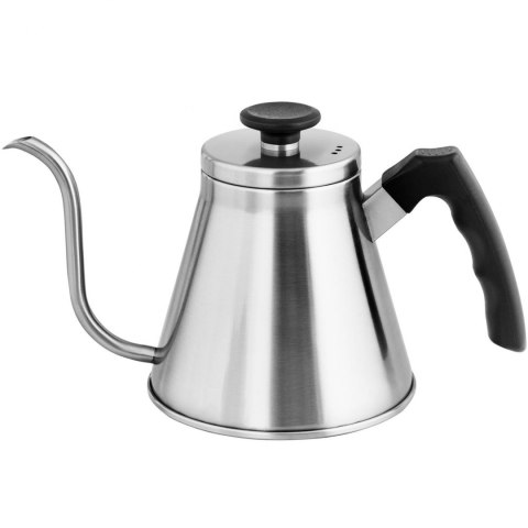 Czajnik gęsia szyja ze stali nierdzewnej do kuchenki indukcyjnej 1.2 l srebrny