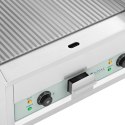 Grill elektryczny płyta grillowa ryflowana podwójna 600 x 400 mm 2 x 2500 W