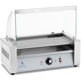 Podgrzewacz grill rolkowy do parówek hot-dogów z osłoną - 5 rolek 500 W