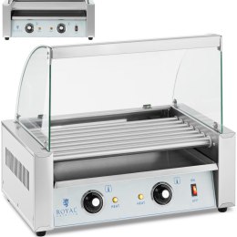 Podgrzewacz grill rolkowy do parówek hot-dogów z osłoną - 7 rolek 700 W