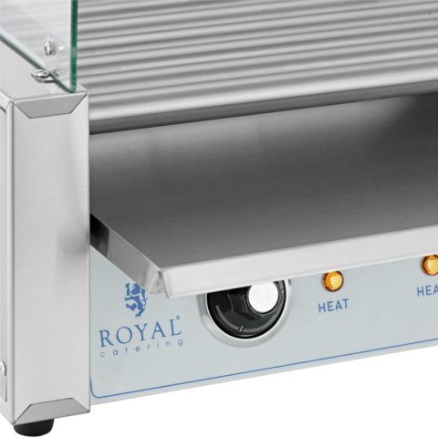 Podgrzewacz grill rolkowy do parówek hot-dogów z osłoną - 7 rolek 700 W
