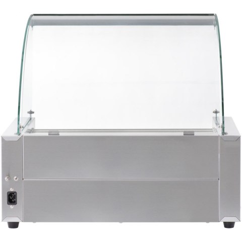 Podgrzewacz grill rolkowy do parówek hot-dogów z osłoną - 7 rolek 700 W