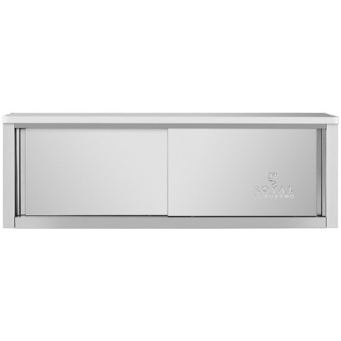Szafa ścienna gastronomiczna z drzwiami przesuwanymi STAL 170 kg 150 x 40 x 50 cm