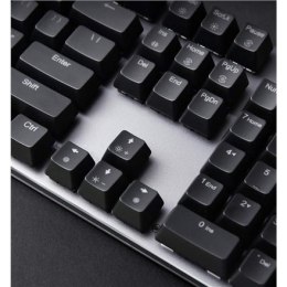 Aukey KM-G12 Mechanical Gaming Keyboard, Wired, EN, Gray Switch, USB, Black
