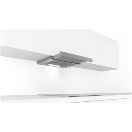 Bosch | Okap | DFT63AC50 Serie 4 | Klasa efektywności energetycznej D | Teleskopowy | Szerokość 60 cm | 368 m³/h | Mechaniczny |
