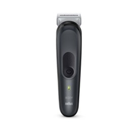 Braun | BG3340 | Body Groomer | Bezprzewodowy i przewodowy | Liczba stopni długości | Liczba głowic golących/ostrzy | Czarny/Sza