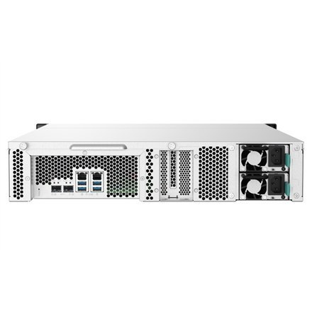 QNAP 12-Bay TS-1232PXU-RP-4G	 AL324 quad-core, Processor frequency 1.7 GHz, 4 GB, DDR4, 2x2.5 Gigabit Ethernet Port, 2 x 10GbE S