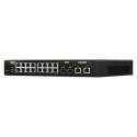 QNAP 16 ports 2.5GbE RJ45 with PoE 802.3at (30W), 2 ports 10GbE SFP+, 2 ports 10GbE RJ45 with PoE 802.3bt (90W) QSW-M2116P-2T2S