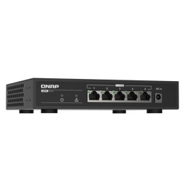QNAP 5 port 2.5Gbps Auto Negotiation (2.5G/1G/100M) QSW-1105-5T Unmanaged, Desktop, 1 Gbps (RJ-45) ports quantity 5