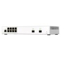 QNAP 8 port 2.5Gbps, 2 port 10Gbps SFP+ QSW-M2108-2S	 Web managed, Desktop, Power supply type Adapter