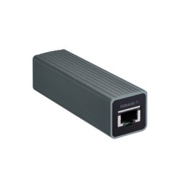 QNAP QNA-UC5G1T USB 3.0 to single port RJ45 5GbE/2.5GbE/1GbE/100MbE adapter, bus powered, USB type-c, 20cm USB-C to USB-A cable
