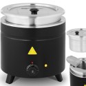 Kociołek garnek termos elektryczny do zupy 11 l 400 W 30-80C czarny