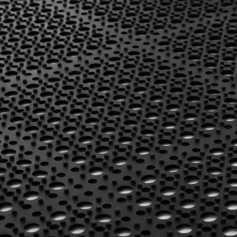 Mata wycieraczka gumowa antypoślizgowa ażurowa 92 x 92 x 1 cm czarna