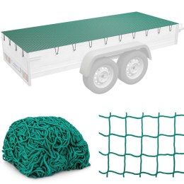 Siatka zabezpieczająca ładunek ochronna na przyczepkę 2 x 10 m zielona