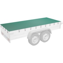 Siatka zabezpieczająca ładunek ochronna na przyczepkę 2 x 10 m zielona