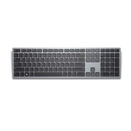 Bezprzewodowa Klawiatura Dell KB700 w kolorze Titan Gray - Technologia 2.4 GHz i Bluetooth 5.0, Układ RU, Wysokość Regulowana, K