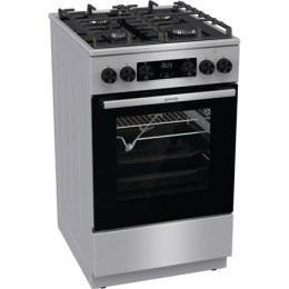 Gorenje | Kuchenka | GK5C65XV | Typ płyty gazowa | Typ piekarnika elektryczna | Stal nierdzewna | Szerokość 50 cm | Grillowanie 