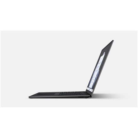 Microsoft Surface Laptop 5 Black, 15 ", Touchscreen, 2496 x 1664, Intel Core i7, i7-1255U, 8 GB, LPDDR5x, 512 GB, Wi-Fi, Front c
