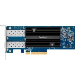 Synology Dual-port SFP28 add-in card designed to accelerate bandwidth-intensive workflows E25G21-F2	 25 GT/s, PCIe 3.0 x8