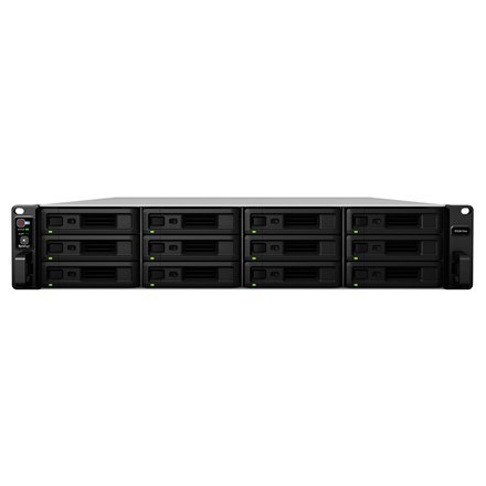 Synology Rack NAS RS3618xs Up to 12 HDD/SSD Hot-Swap, Xeon D-1521 Quad Core, Processor frequency 2.4 GHz, 8 GB, DDR4, RAID 0,1,5