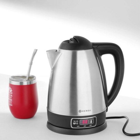 Czajnik elektryczny bezprzewodowy z regulacją temperatury 1.8 l - Hendi 209943