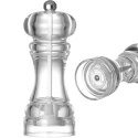Młynek do mielenia soli przypraw przeźroczysty śr. 56 x 145 mm - Hendi 469514