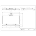 EDBAK TRS4c-B Glass Shelf with Handle for TR4/TR5/TR6 Trolleys EDBAK | Other | N/A | "" | Maximum weight (capacity) kg | Black