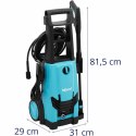 Myjka ciśnieniowa elektryczna do kostki brukowej elewacji 165 bar 2200 W 6.3 l/min - zestaw