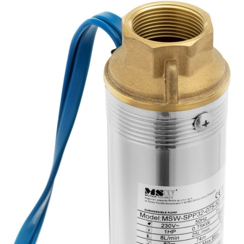 Pompa głębinowa do studni głębinowej STAL 750 W 3800 l/h do 85 m