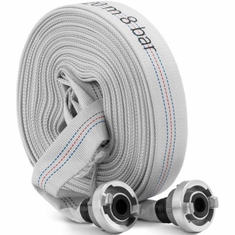 Wąż parciany płaski strażacki do wody ze złączem storz 1'' 25 mm 8-24 bar 20 m